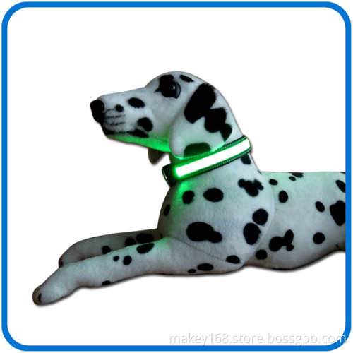 Led Flashing In Dark Glow Dog Collar